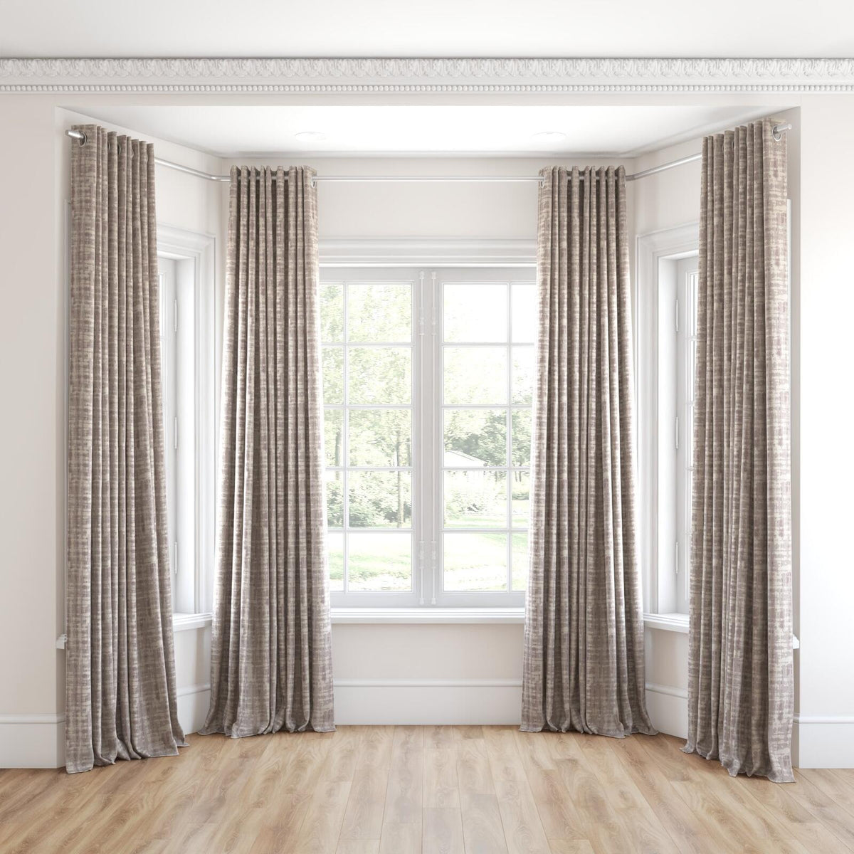 FR-One Modish Crystal fire retardant curtain fabric, view 7
