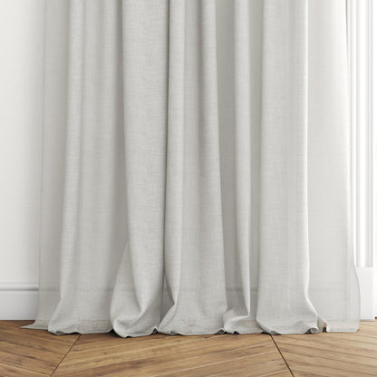 FR-One Statement Limestone fire retardant curtain fabric, view 5