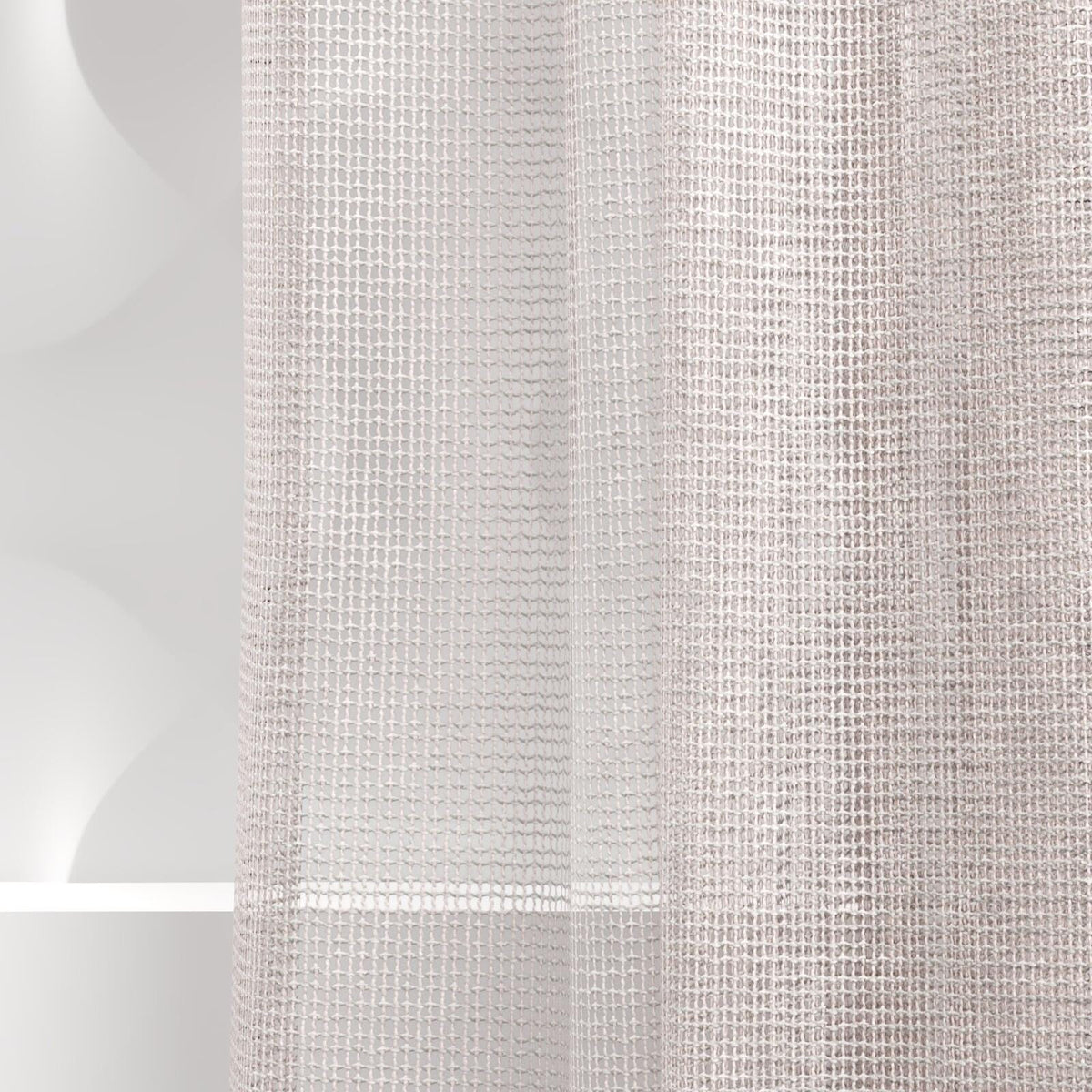 Sekers Cadillac Patina fire retardant curtain fabric, view 3