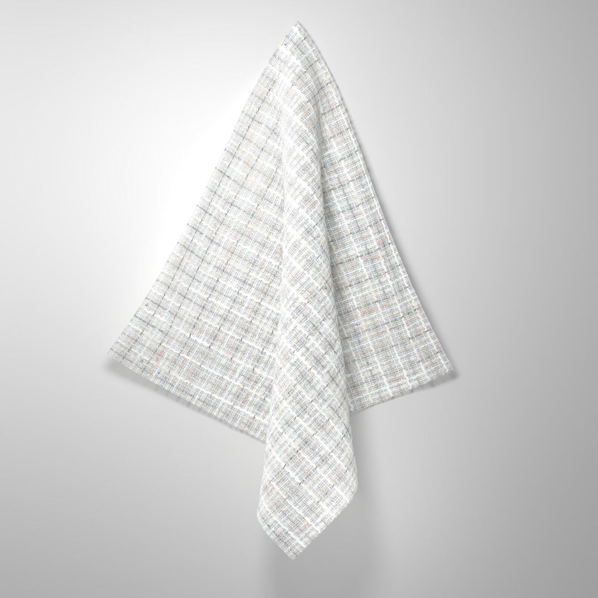 Sekers Glitz Quartz fire retardant curtain fabric, view 2