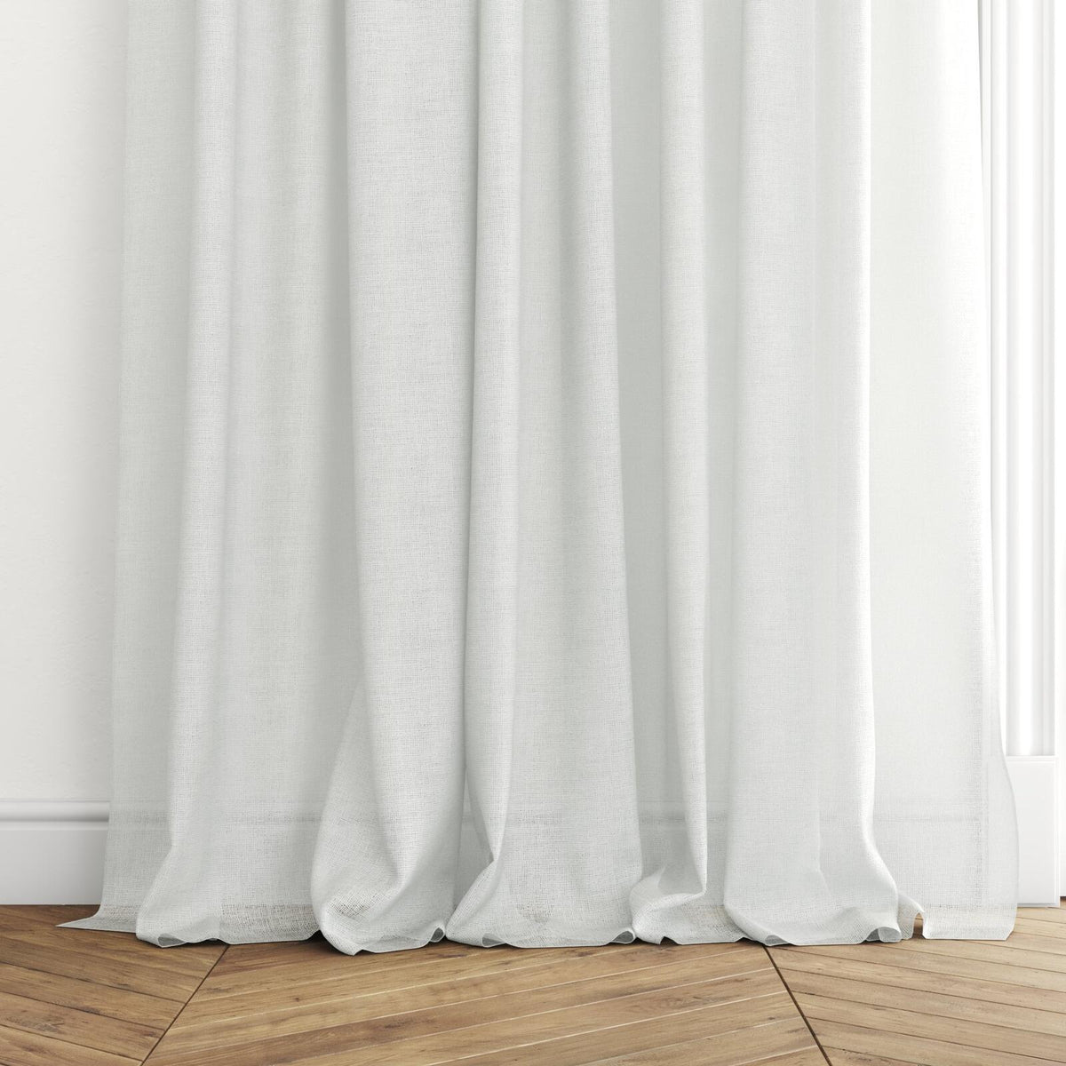 FR-One Statement Ice fire retardant curtain fabric, view 5