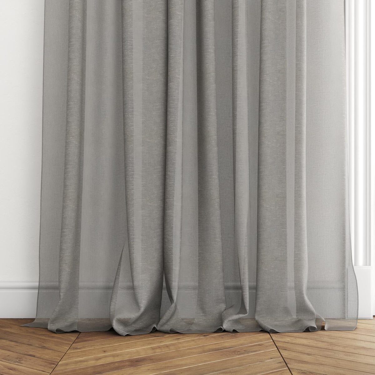 FR-One Locomotion Liquorice fire retardant curtain fabric, view 3