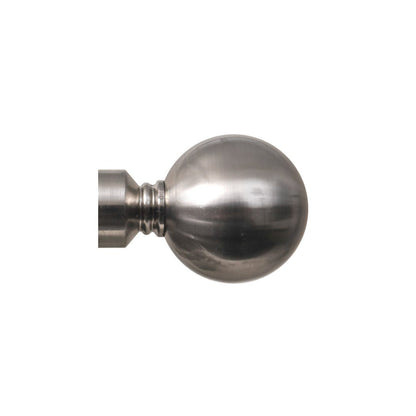 Contract 19mm plain ball finial in stainless steel