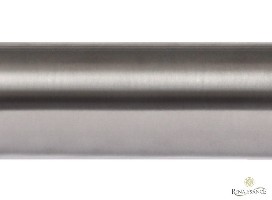 Contract 19mm stainless steel curtain pole, 500cm, pole only