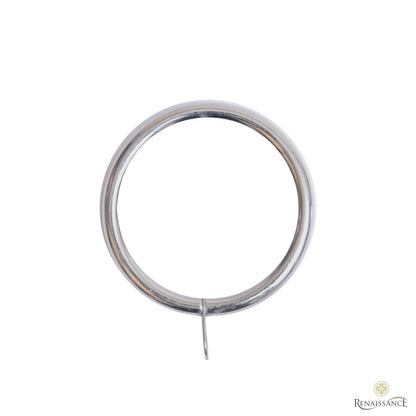 Contract 29mm non-lined curtain ring in stainless steel