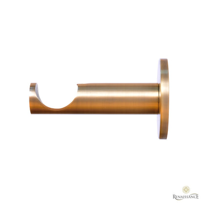 Contract 35mm contemporary bracket in antique brass