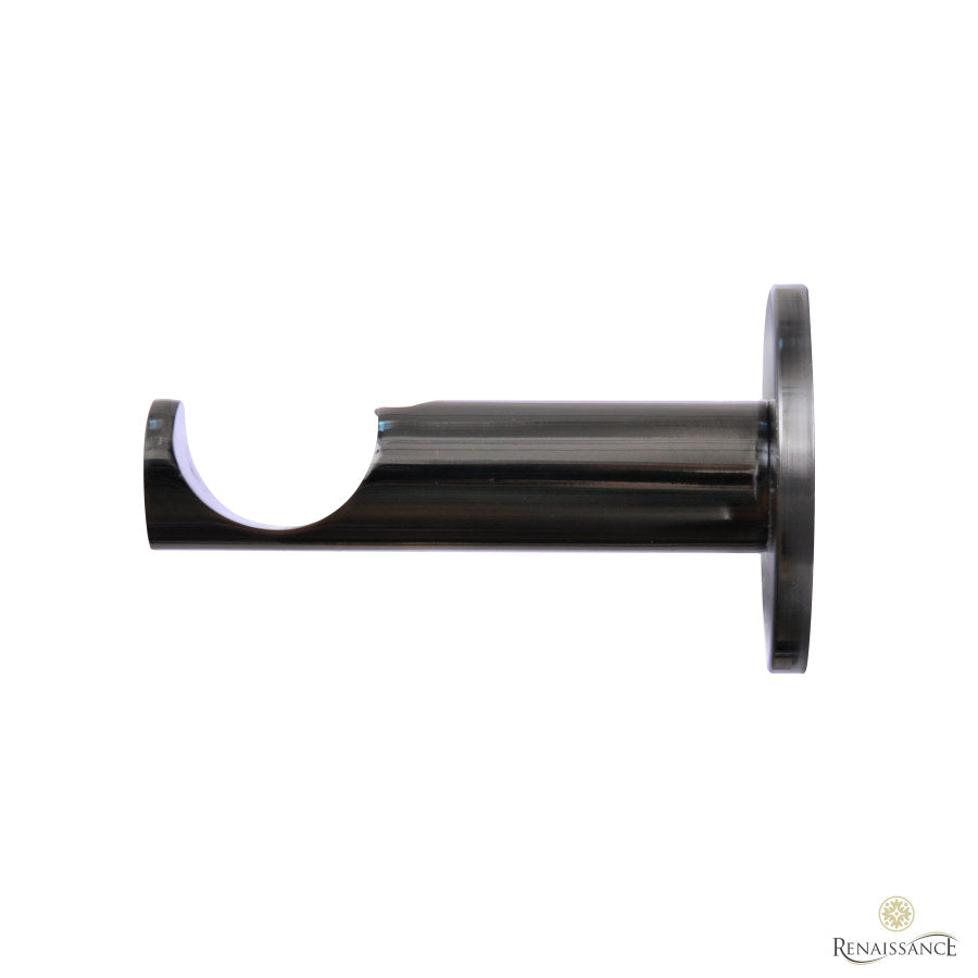 Contract 35mm contemporary bracket in black nickel