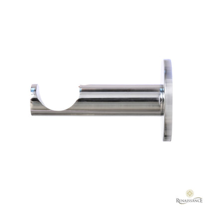 Contract 35mm contemporary bracket in polished silver