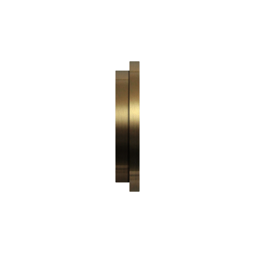 Contract 35mm end cap finial in antique brass