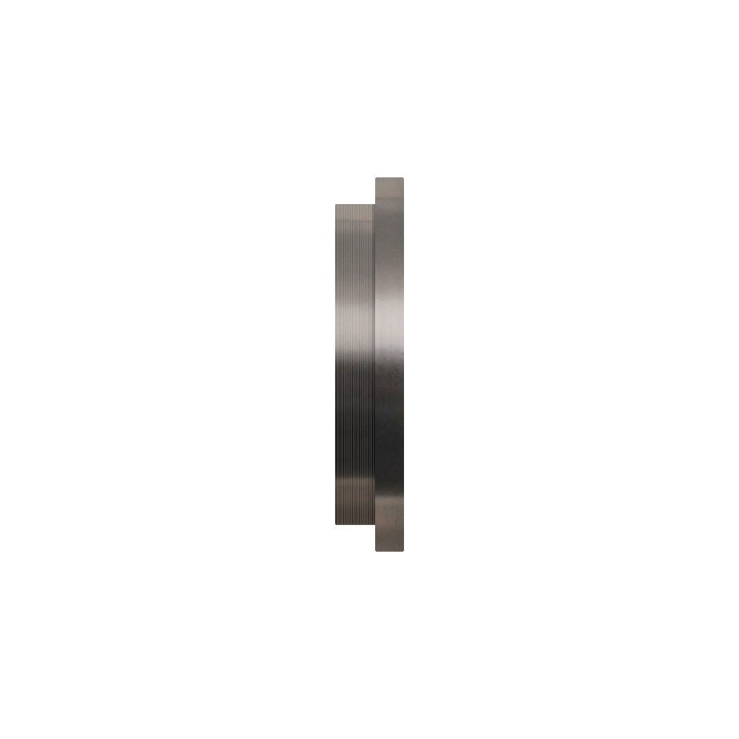 Contract 35mm end cap finial in brushed nickel