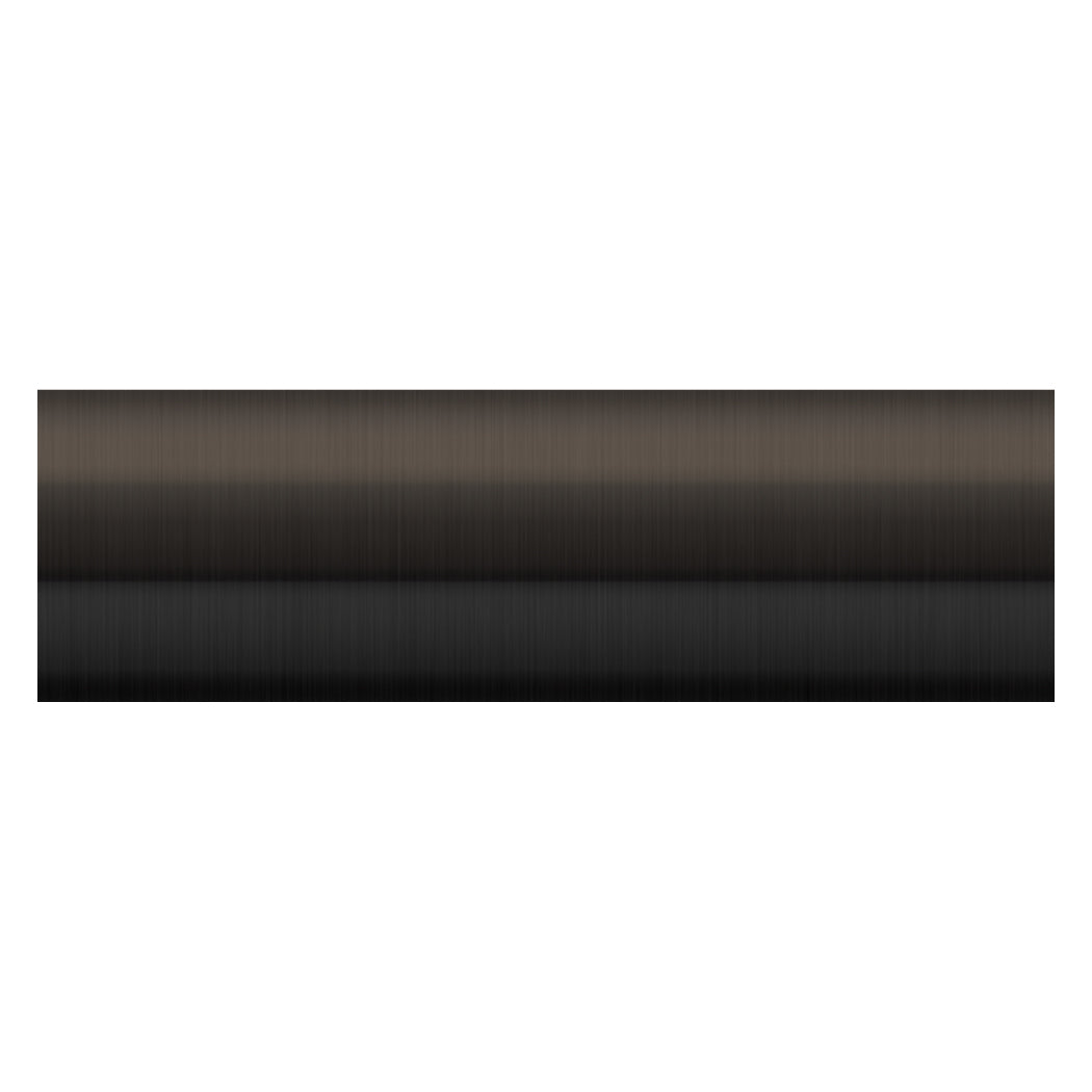 Contract 35mm curtain pole in black nickel, pole only