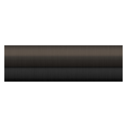 Contract 35mm curtain pole in black nickel, pole only