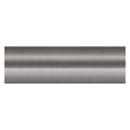 Contract 35mm curtain pole in brushed nickel, pole only