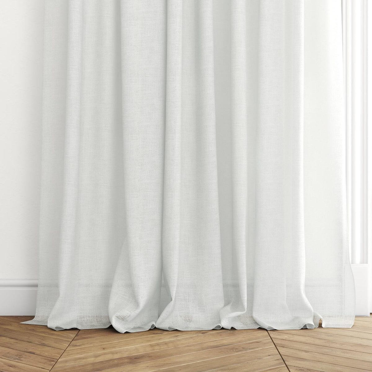 FR-One Statement Snow fire retardant curtain fabric, view 5