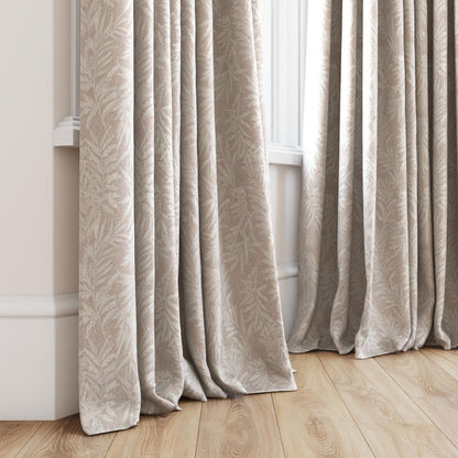 FR-One Carnaby Wheat fire retardant curtain fabric, view 4