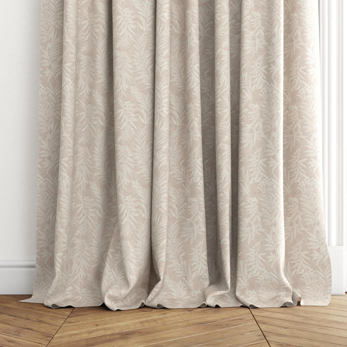 FR-One Carnaby Wheat fire retardant curtain fabric, view 5