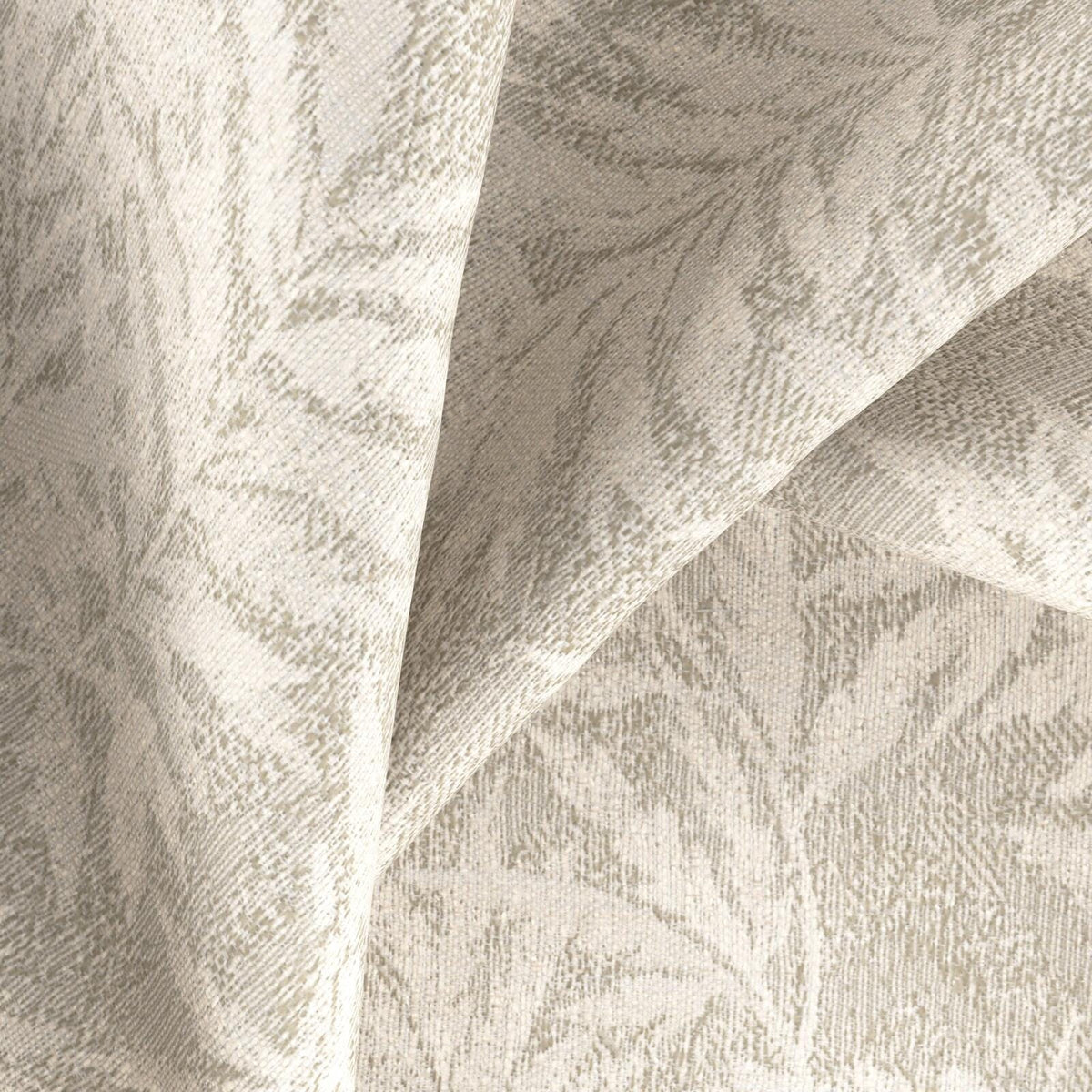 FR-One Carnaby Limestone fire retardant curtain fabric, view 3