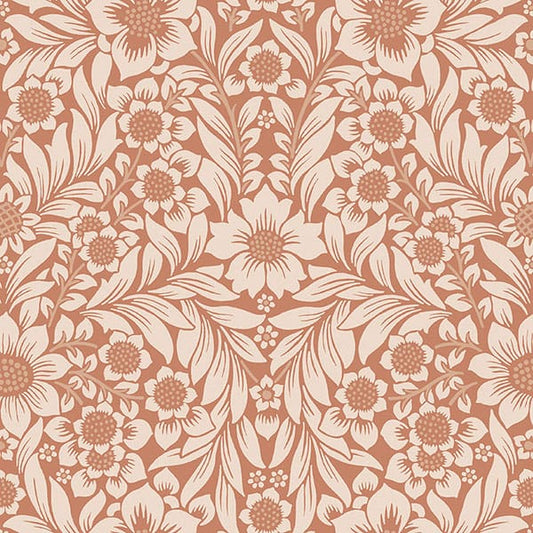 Evelyn Paprika Fire Retardant Curtain Fabric