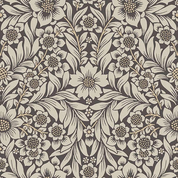Evelyn Mocha Fire Retardant Curtain Fabric