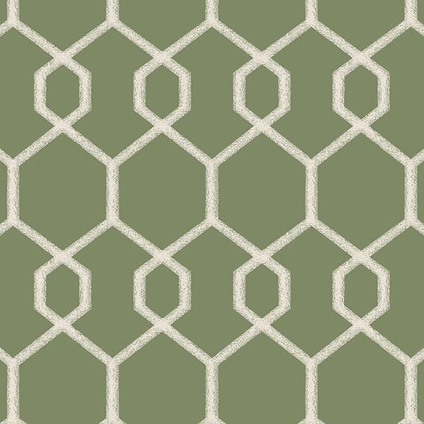 Filigree Olive Fire Retardant Curtain Fabric