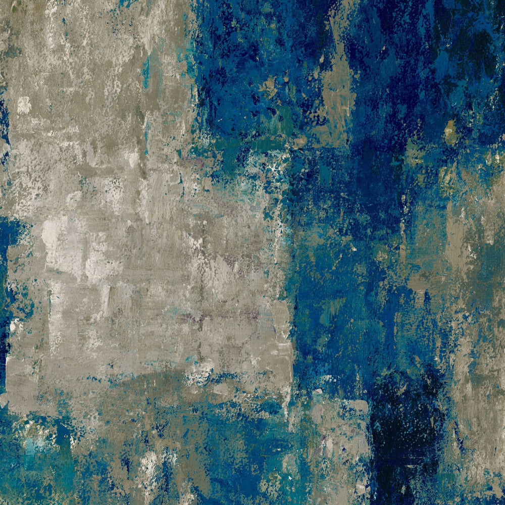 Mallion & Knowles Patina Sapphire-Hemp Fire Retardant Curtains texture detail