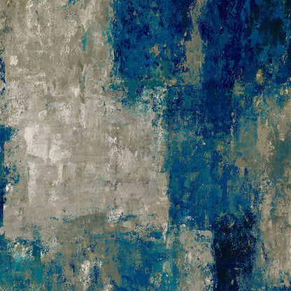Mallion & Knowles Patina Sapphire-Hemp Fire Retardant Curtains texture detail