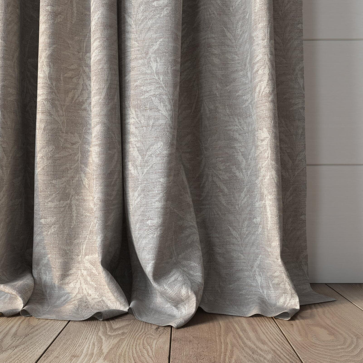 FR-One Carnaby Smoke fire retardant curtain fabric, view 6
