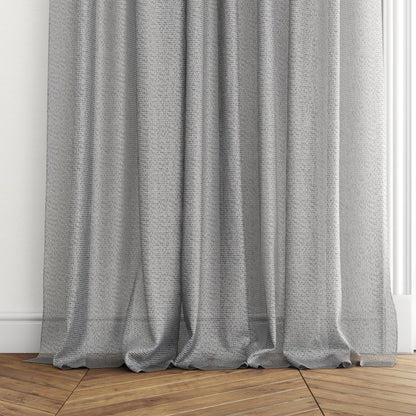 Sekers Shamal Ash fire retardant curtain fabric, view 3