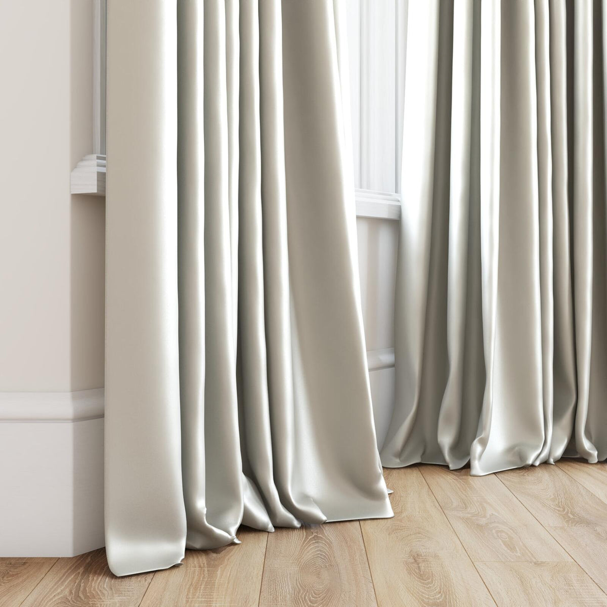 Sekers Vow Pearl fire retardant curtain fabric, view 3