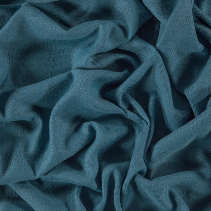 Sekers Bainbridge Cobalt fire retardant curtain fabric, view 2