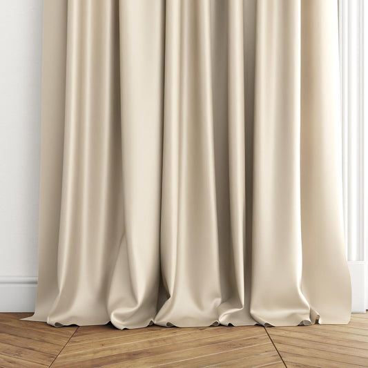 Sekers Vow Champagne fire retardant curtain fabric, view 2