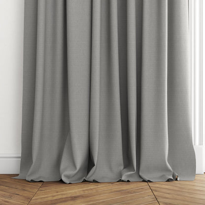 FR-One Darkness Chinchilla fire retardant curtain fabric, view 4