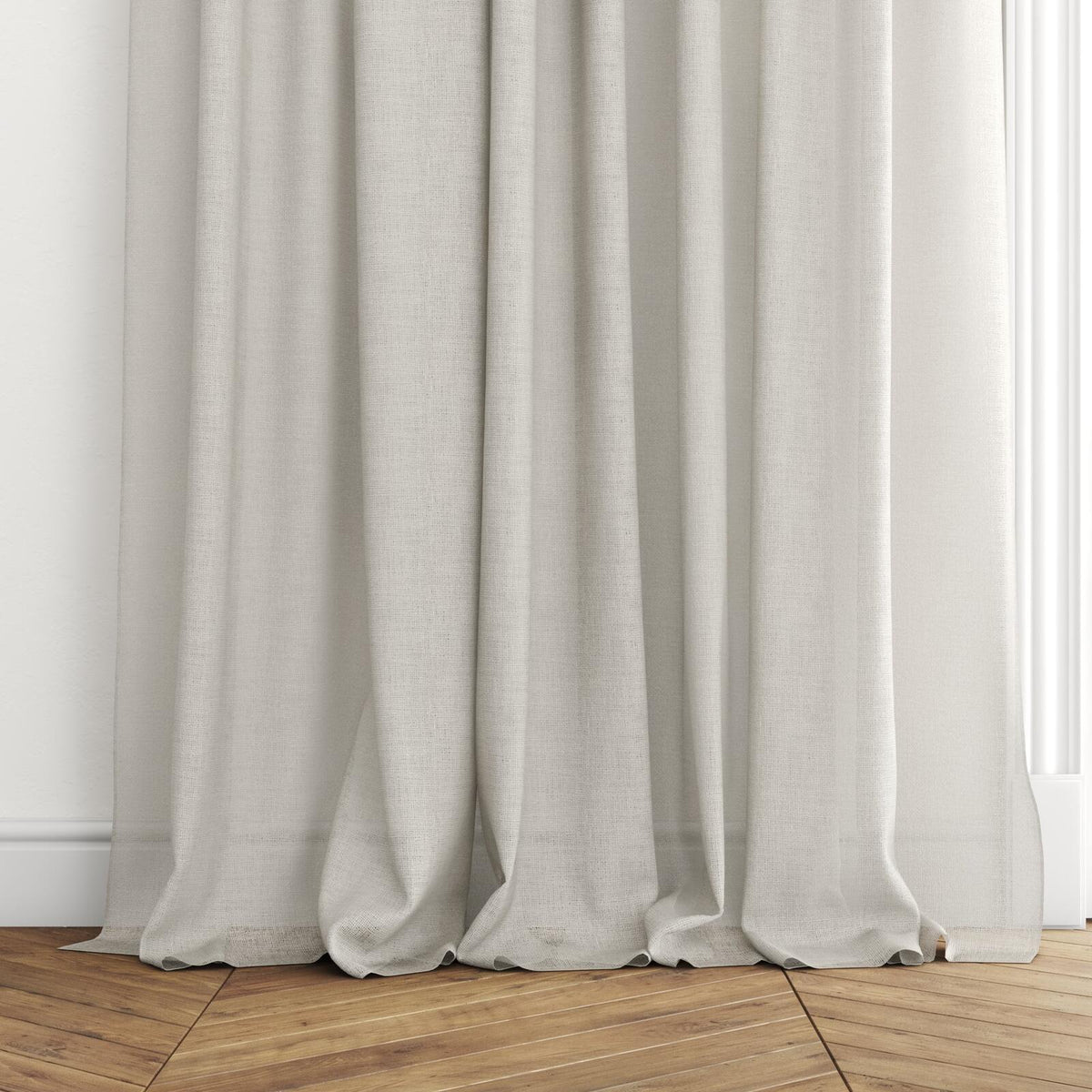 FR-One Statement Linen fire retardant curtain fabric, view 5