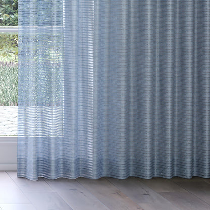 Sekers Sedna Slate fire retardant curtain fabric, view 3
