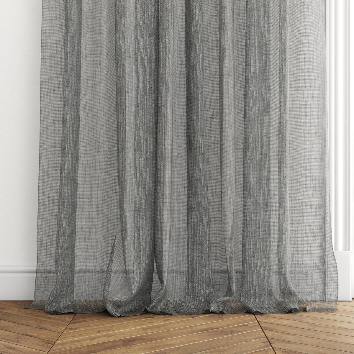 Sekers Aster Chain fire retardant curtain fabric, view 3