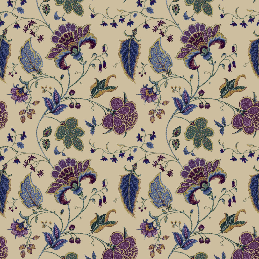 Mallion & Knowles Varanasi Heather Fire Retardant Curtains