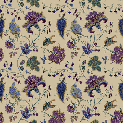 Mallion & Knowles Varanasi Heather Fire Retardant Curtains