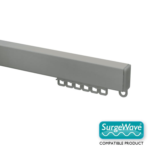 Heavy Duty H-Section Uncorded Track Kit - Grey