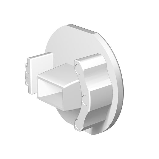 Motiva 28mm corded end cap – white