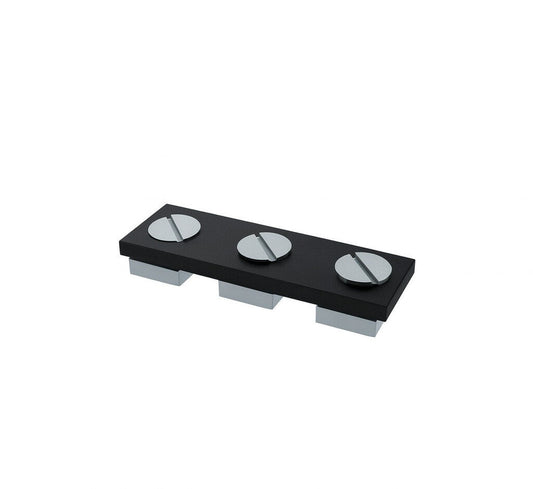 Motiva 28mm T-join connecting piece / ceiling fix bracket – black