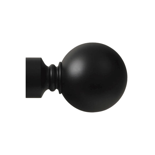 Motiva 28mm ball finial – black