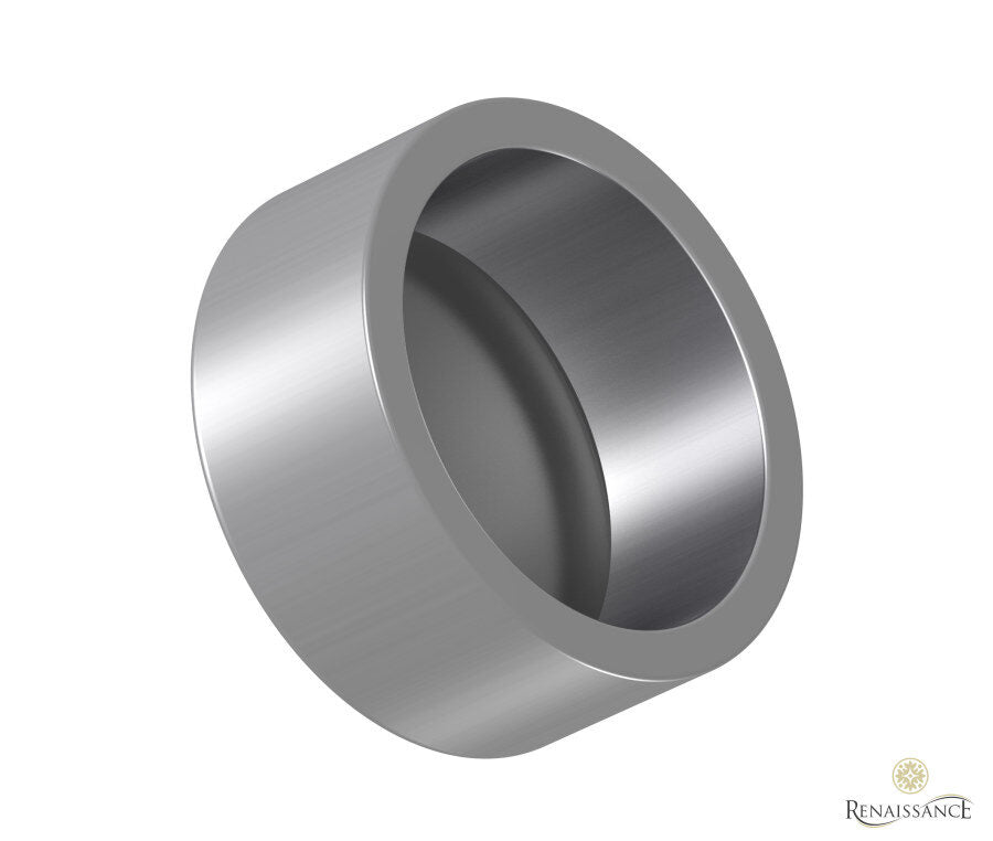 Motiva 28mm metal end cap – silver