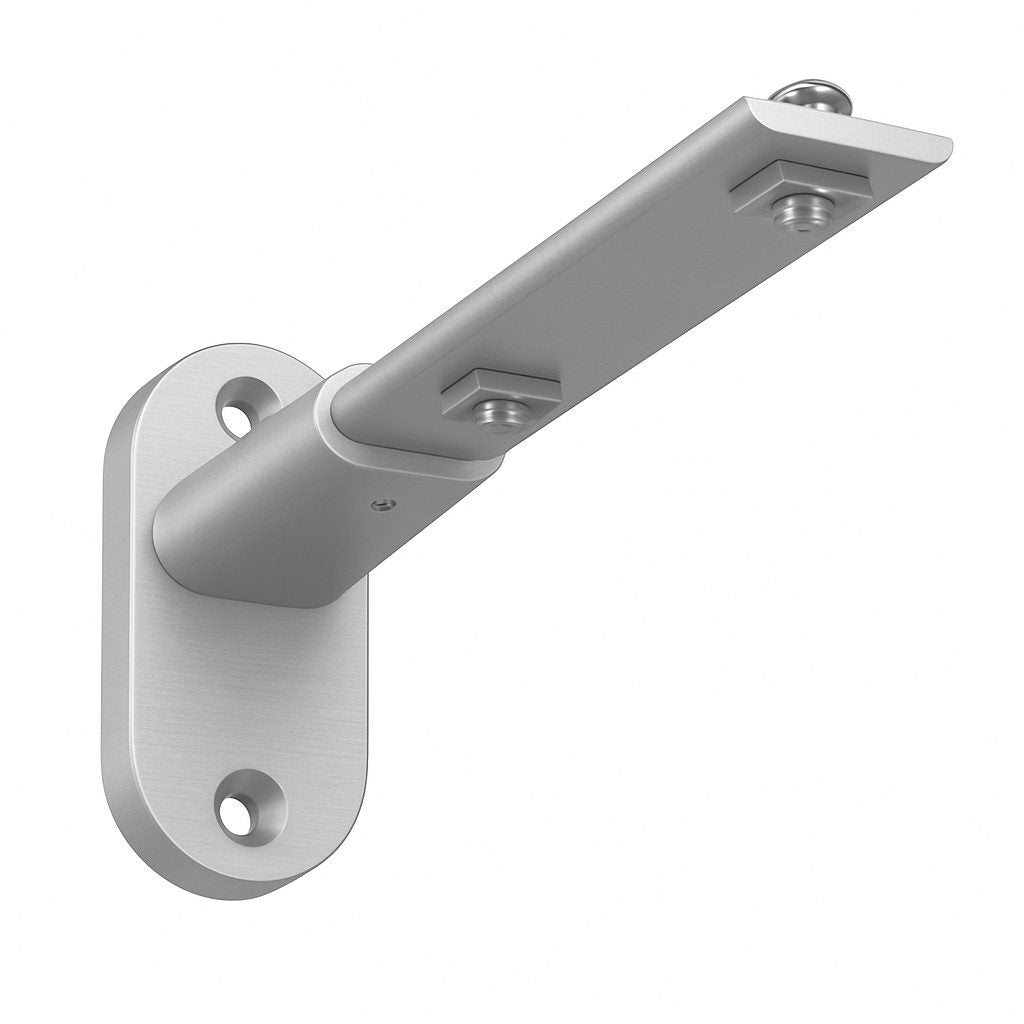 Motiva 28mm extendable wall bracket 15–19cm – silver