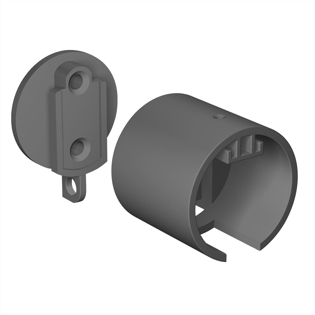 Motiva 28mm recess bracket – silver