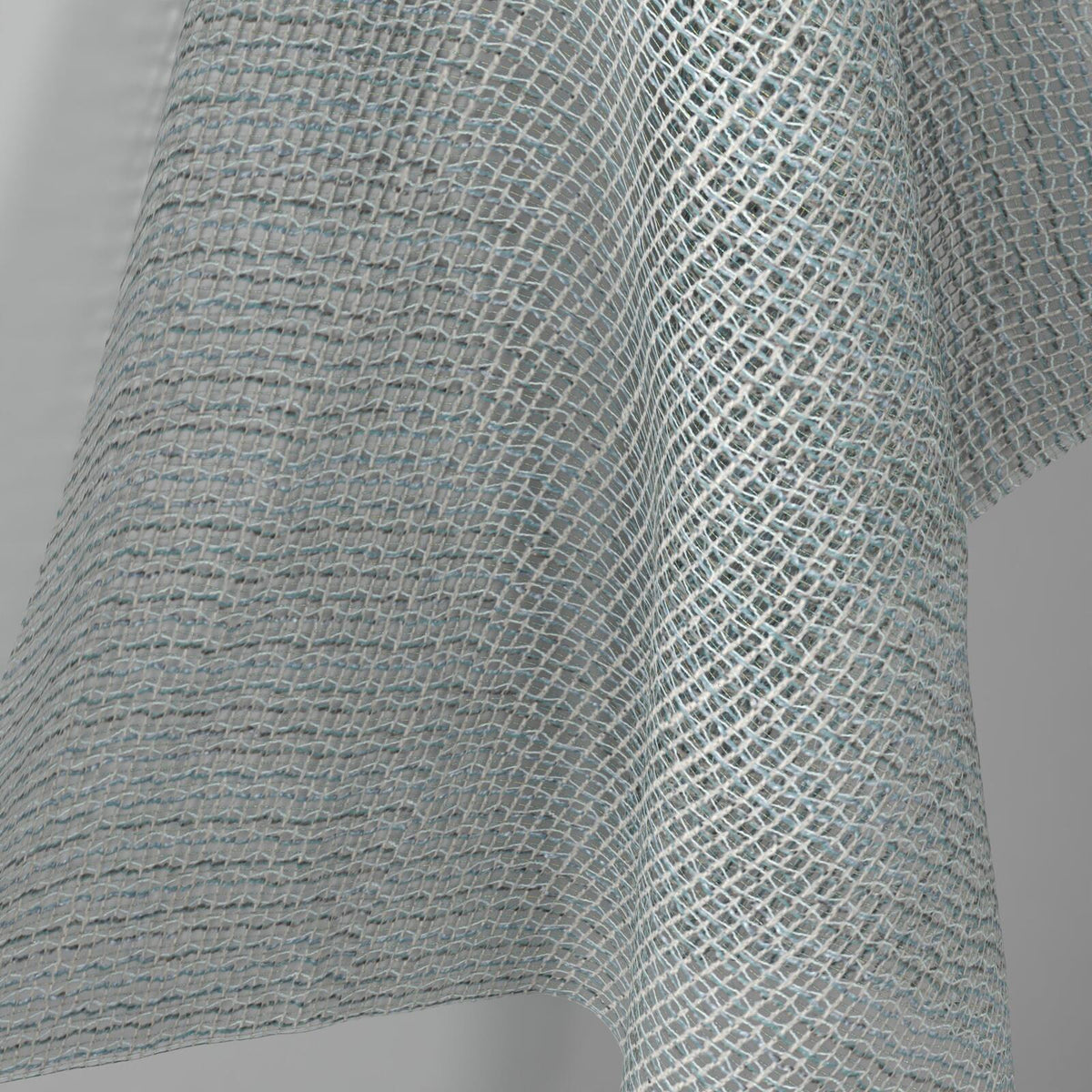 Sekers Aster Neptune fire retardant curtain fabric, view 2