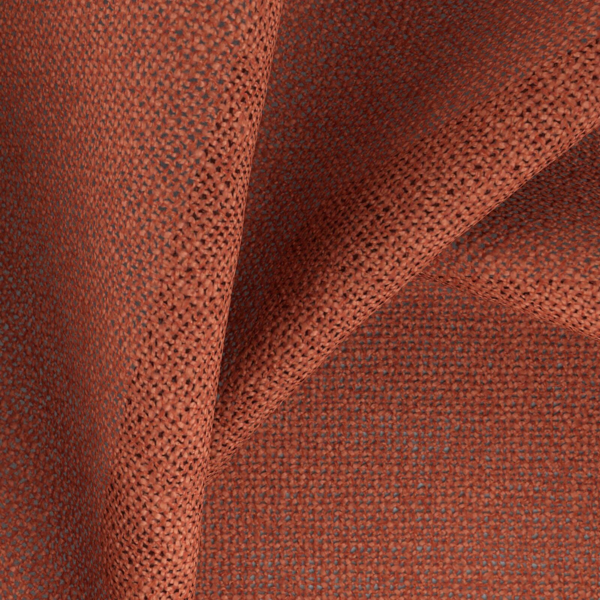 FR-One Statement Tangerine fire retardant curtain fabric, view 3