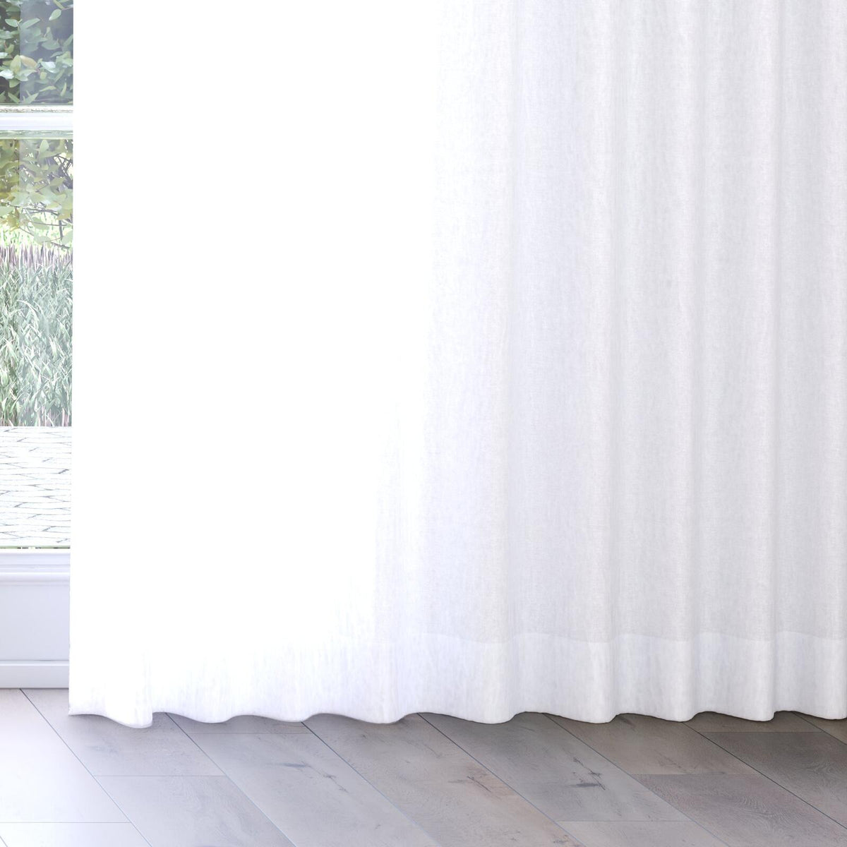 Sekers Lombok Bamboo fire retardant curtain fabric, view 3