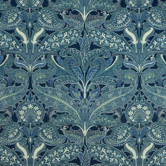 Panaz Beatrice Indigo Fire Retardant Curtains