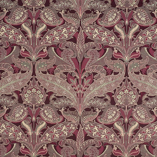 Panaz Beatrice Damson Fire Retardant Curtains