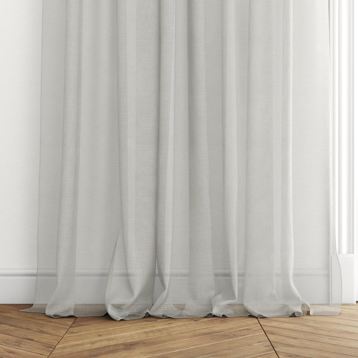Sekers Aster Opal fire retardant curtain fabric, view 4